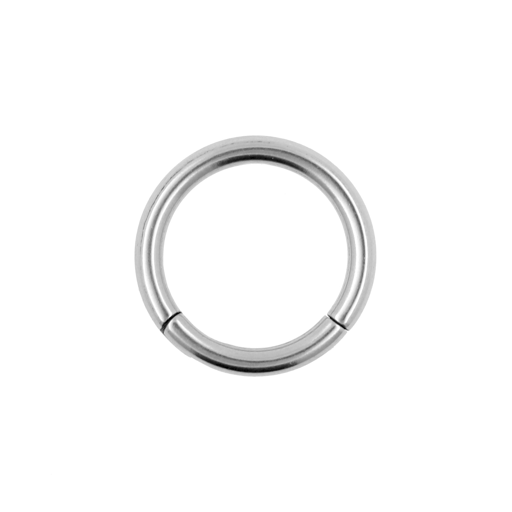 Titanium Click Ring Zilver