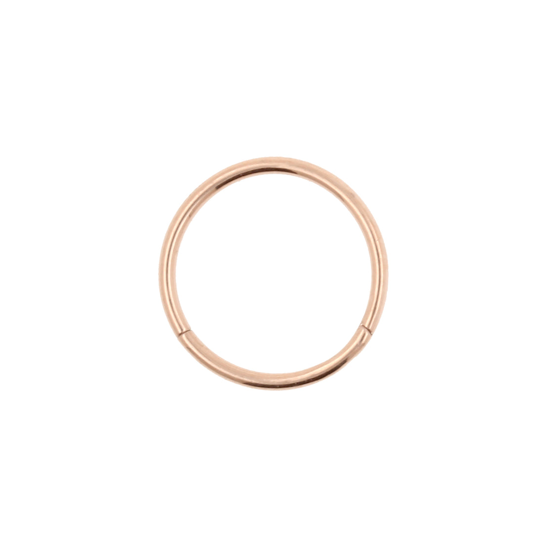 Titanium Click Ring Rose Goud