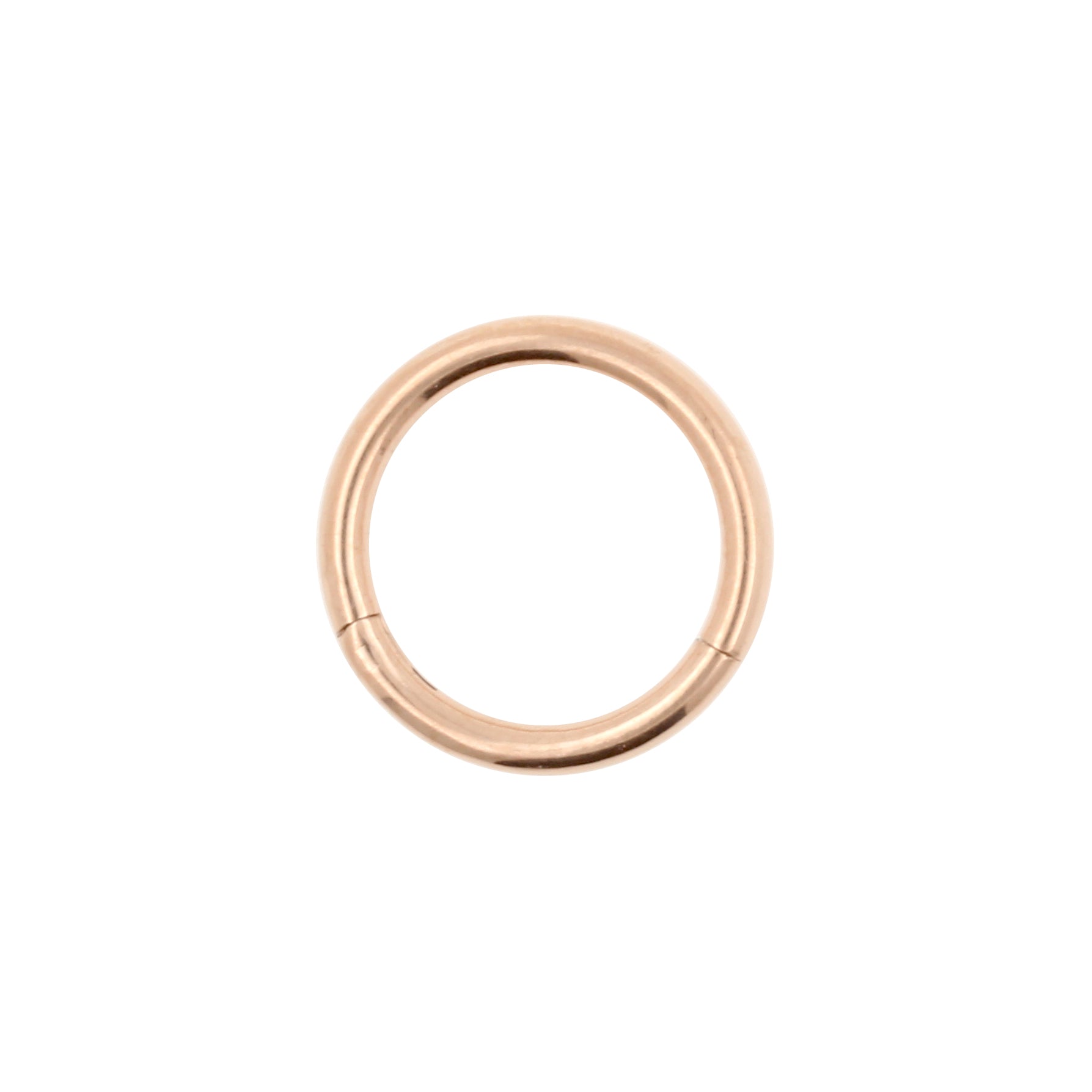 Titanium Click Ring Rose Goud