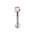 Titanium Zirkonia Rook Piercing Zilver