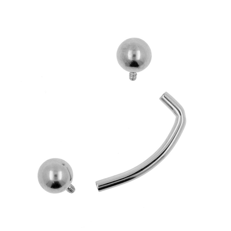 Titanium L-Banana Zilver