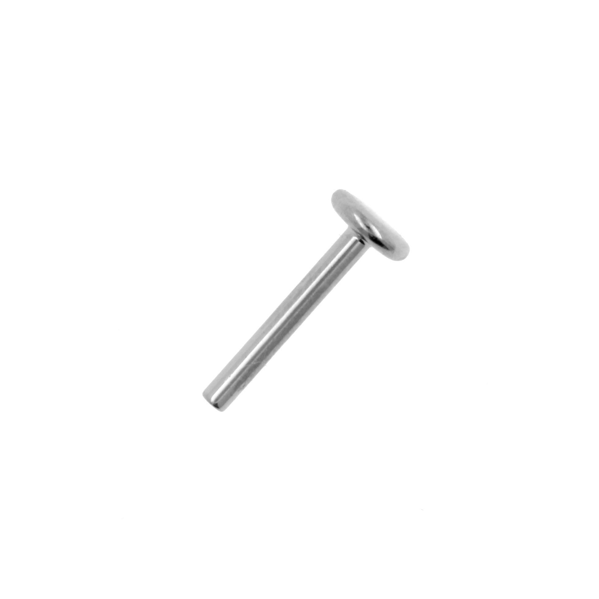 Titanium Labret Stud - Zilver