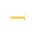 Titanium Labret Stud 4 mm Disc - Goud