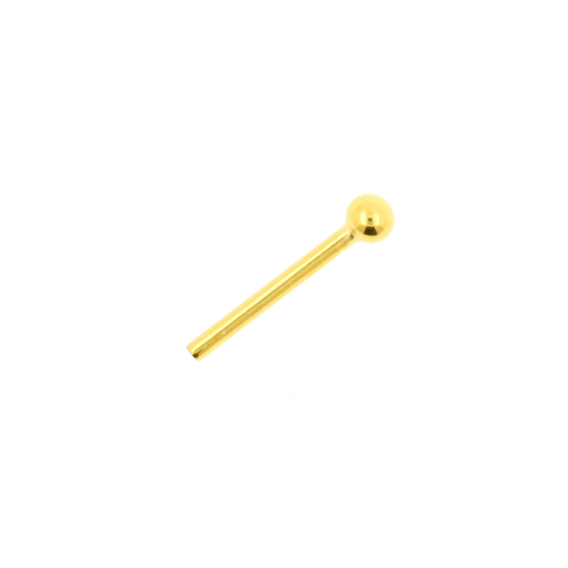 Titanium Barbell 2 mm Balletje - Goud