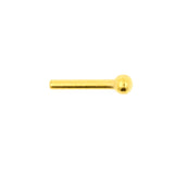 Titanium Barbell 2,5 mm Kugel - Gold