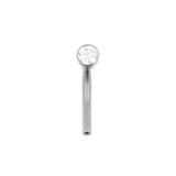 Titanium Rook Piercing Stab - Silber