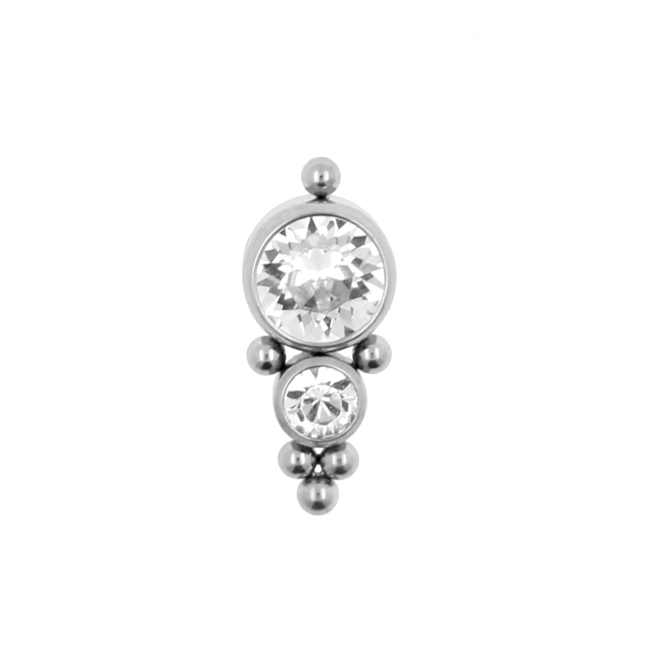 Titanium Zirconia Cluster - Silver