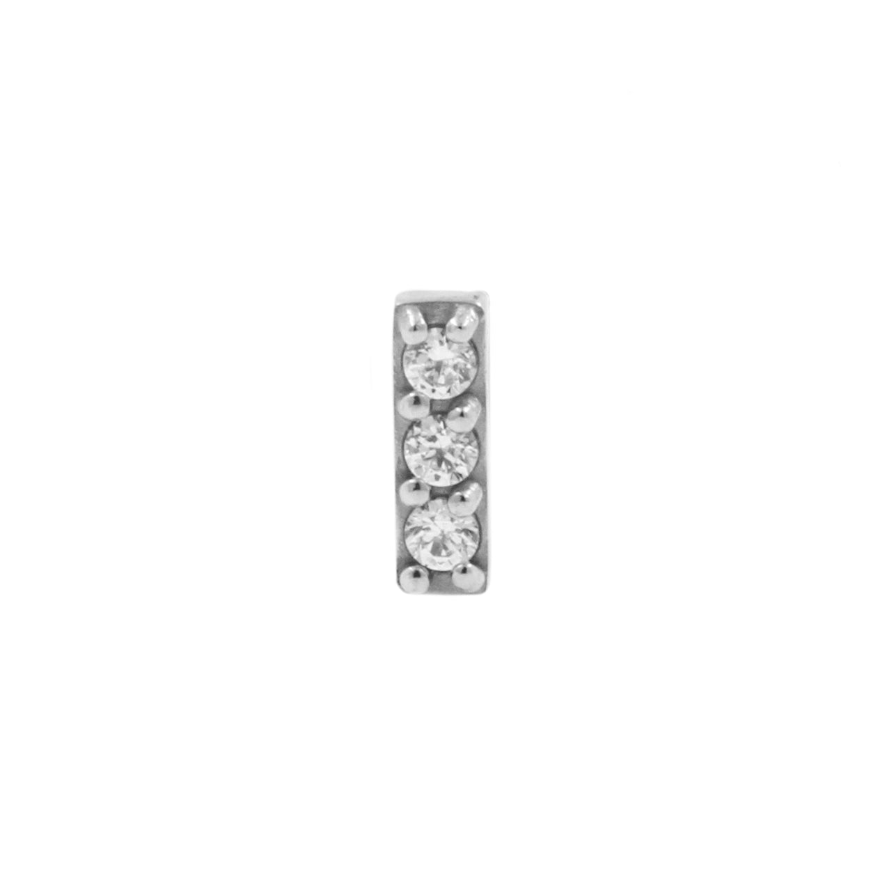 Nickel-Free Stainless Steel Zirconia Bar Silver