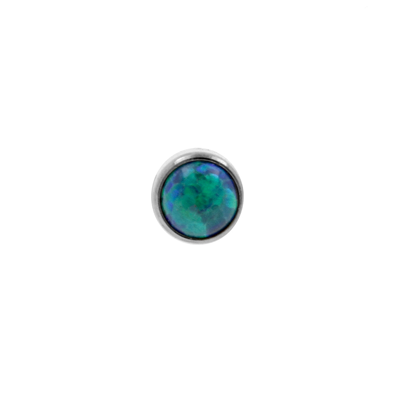 Titanium Opal Disc - Black Opal