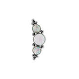 Titan Opal-Cluster - Weißer Opal
