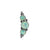 Titanium Opaal Cluster - Light Green Opal