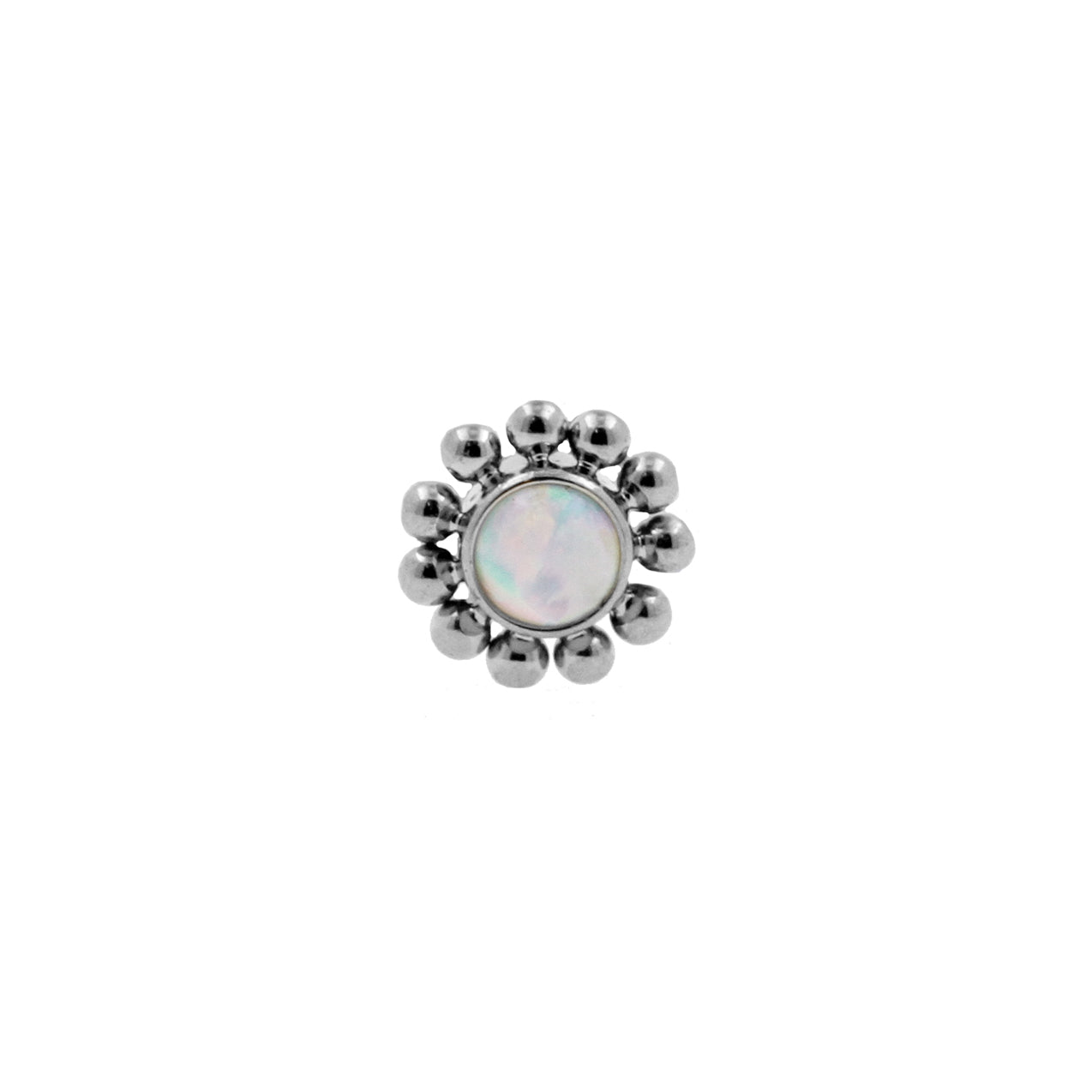 Titanium Opal Cluster - White Opal