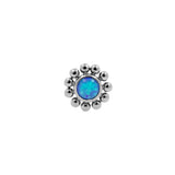 Titan Opal-Cluster - Saphirblauer Opal
