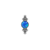 Titan Opal-Cluster - Saphirblauer Opal