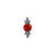 Titanium Opaal Cluster - Red Opal