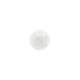 Titan Opal-Kügelchen - Weißer Opal