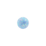 Titan Opal Kügelchen - Hellblauer Opal