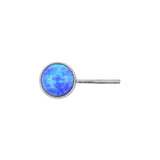 Titan Opal-Disc 90 Grad - Saphirblauer Opal