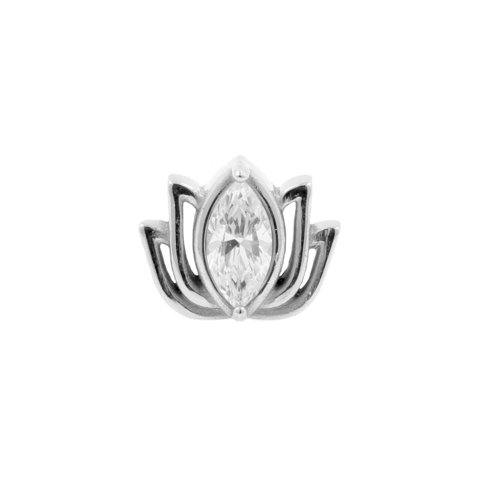 Nickel-Free Stainless Steel Lotus Attachment - Silver