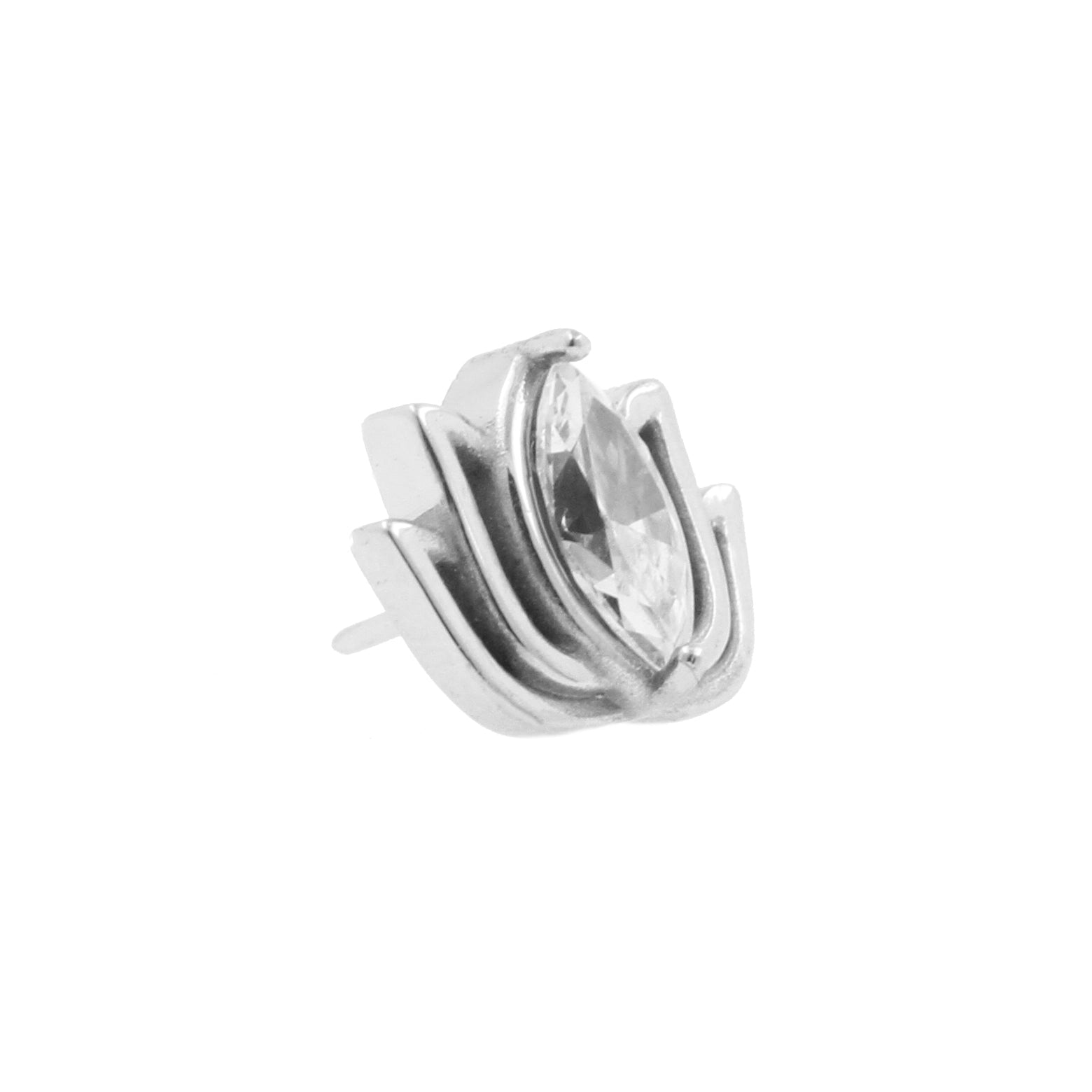 Nickel-Free Stainless Steel Lotus Attachment - Silver
