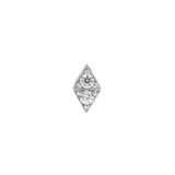 Nickelfreier Stahl-Diamond-Aufsatz – Silber