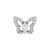 Nickelfreier Stahl-Butterfly-Aufsatz – Clear