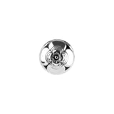 Nickelfreier Edelstahl Flower Disc Silber