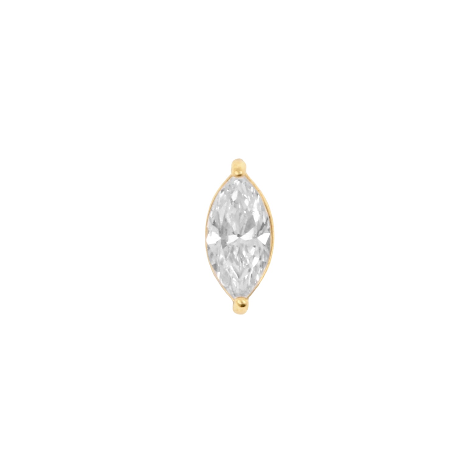 Nikkelvrij Stalen Marquise Attachment - Goud