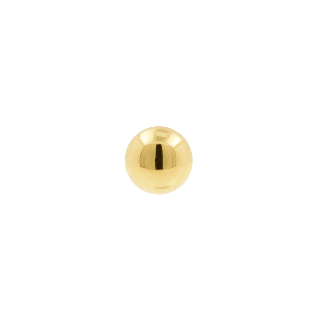 18 Karat Gelbgold Halbkugel