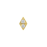Nickelfreier Stahl Diamond Attachment - Gold
