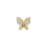 Nickelfreier Edelstahl Butterfly Attachment - Klar