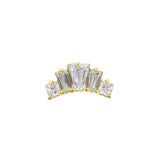 Nickelfreier Stahl-Tiara-Aufsatz - Gold