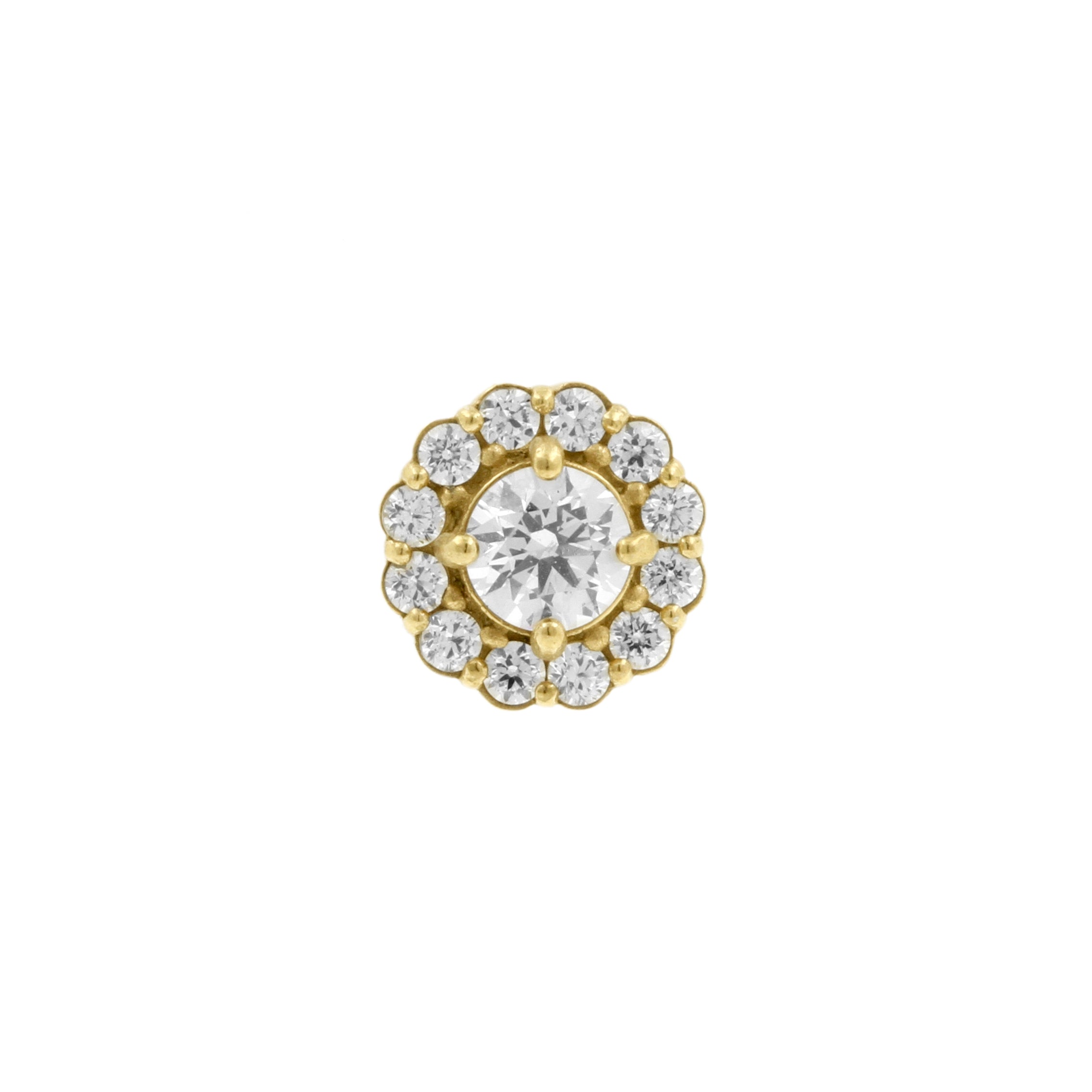 Nickel-Free Stainless Steel - Zirconia Large Disc - Gold