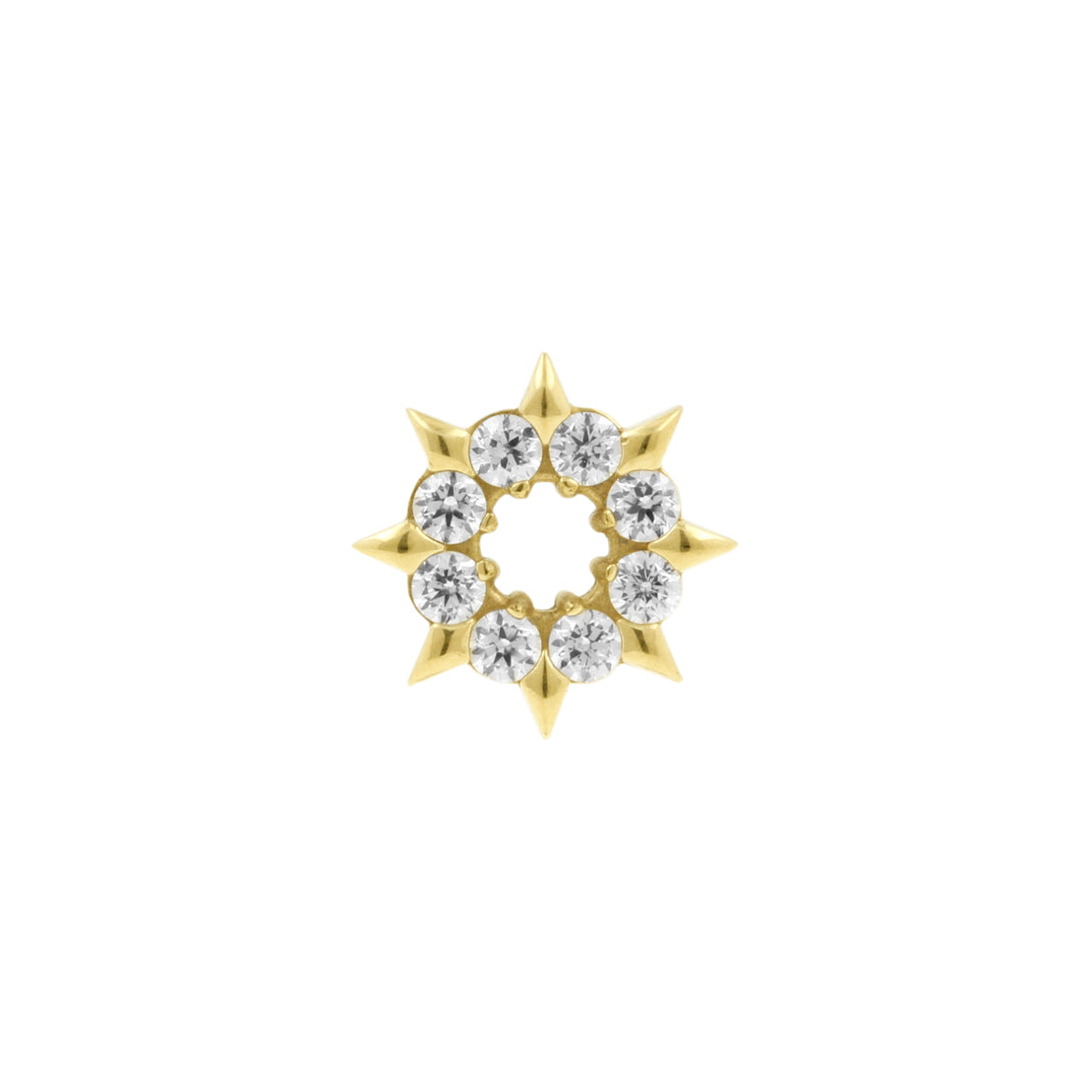 Nickel-Free Stainless Steel - Zirconia Wheel - Gold