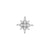 Nickel-Free Stainless Steel - Zirconia Northern Star - Silver