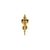 Surgical Steel Crocodile Top - Gold