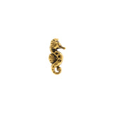 Chirurgischer Stahl Seepferdchen Top - Gold