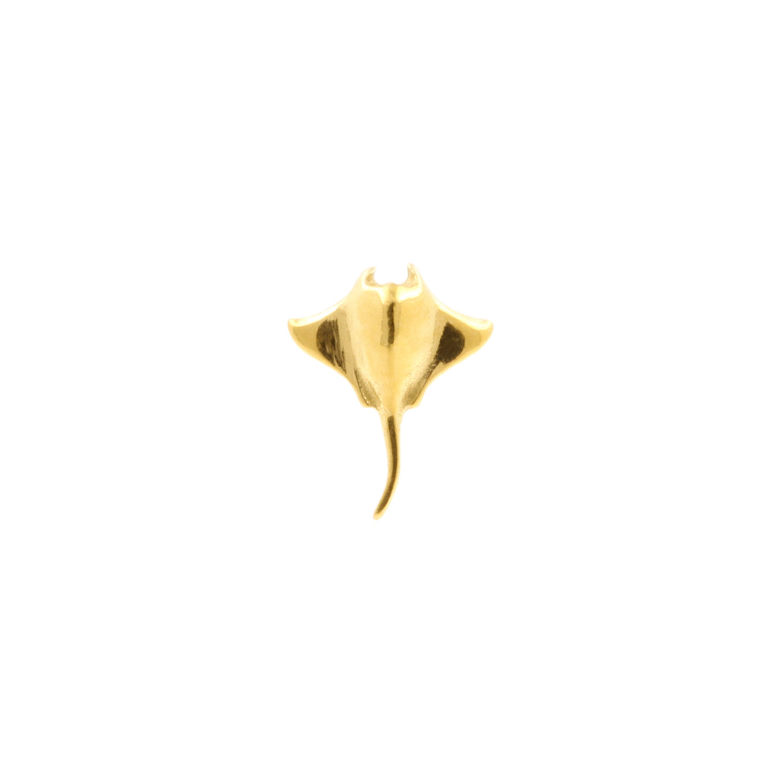 Surgical Steel Ray Top - Gold