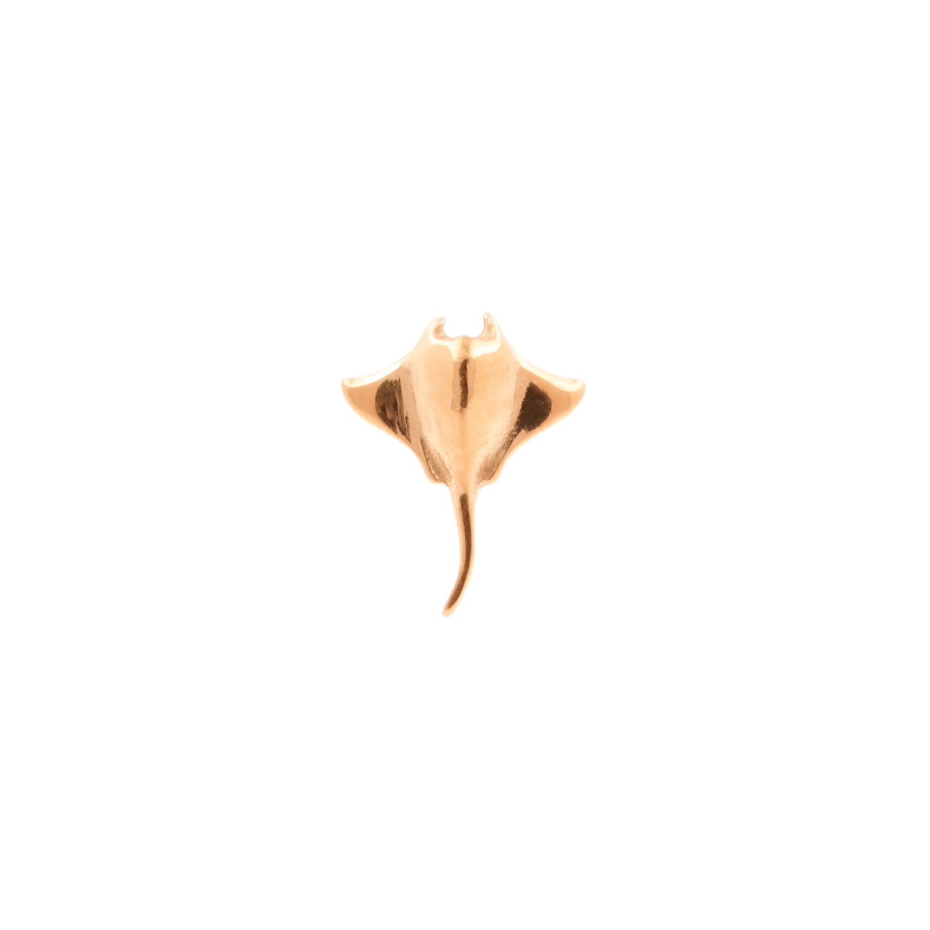 Surgical Steel Ray Top - Rose Gold