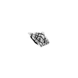 Chirurgischer Stahl Shell Top - Silber