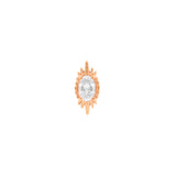 Chirurgischer Stahl Starburst Top – Rotgold