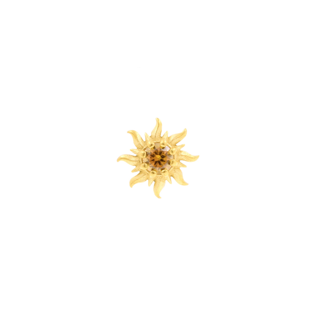 Surgical Steel Sun Top - Gold