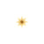 Surgical Steel Sun Top - Gold