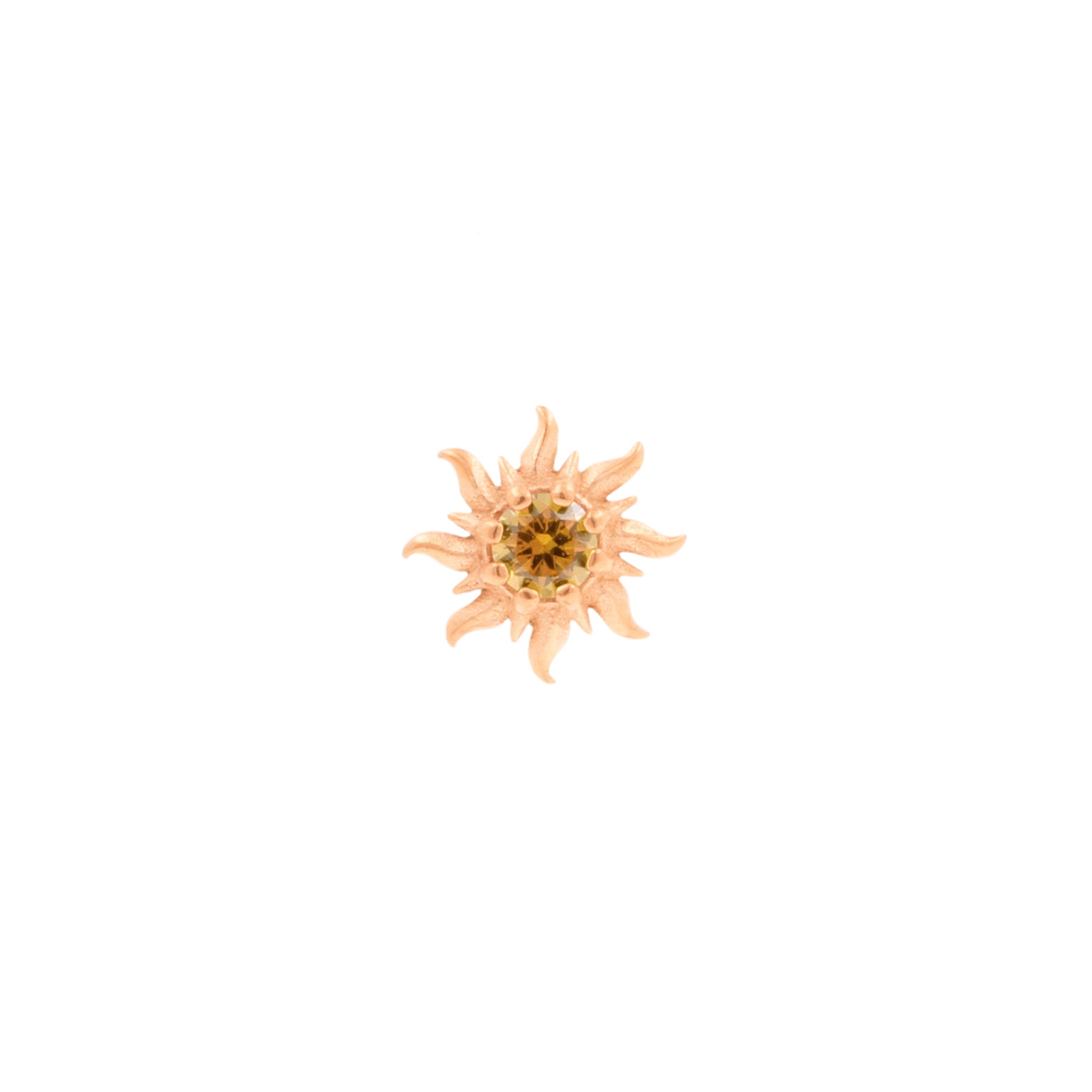 Surgical Steel Sun Top - Rose Gold