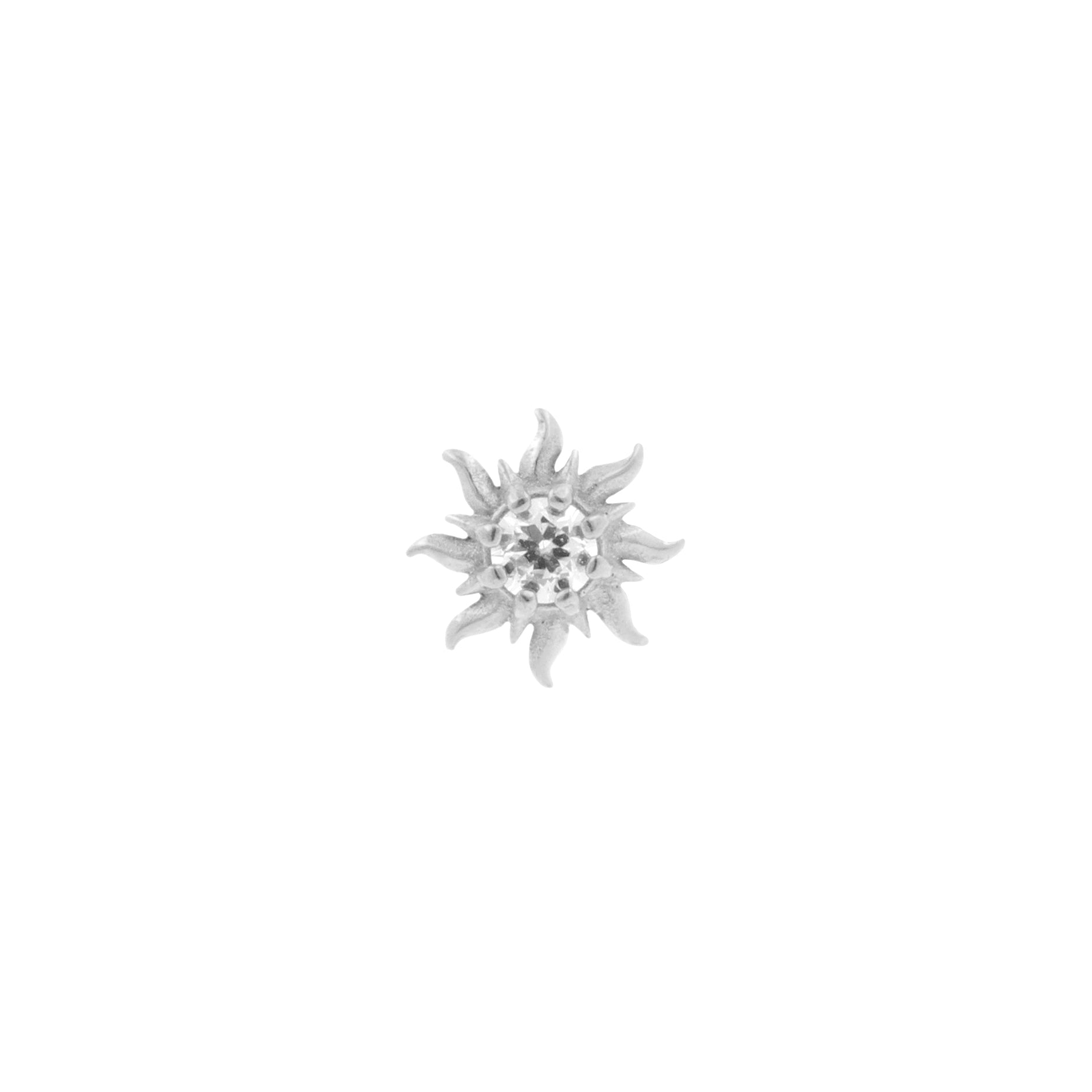 Surgical Steel Sun Top - Silver
