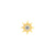Surgical Steel Sun Top - Gold