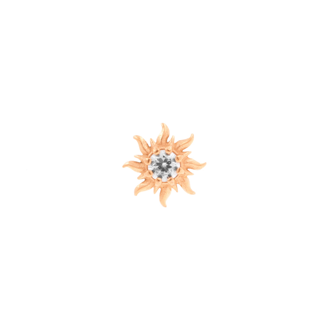 Surgical Steel Sun Top - Rose Gold