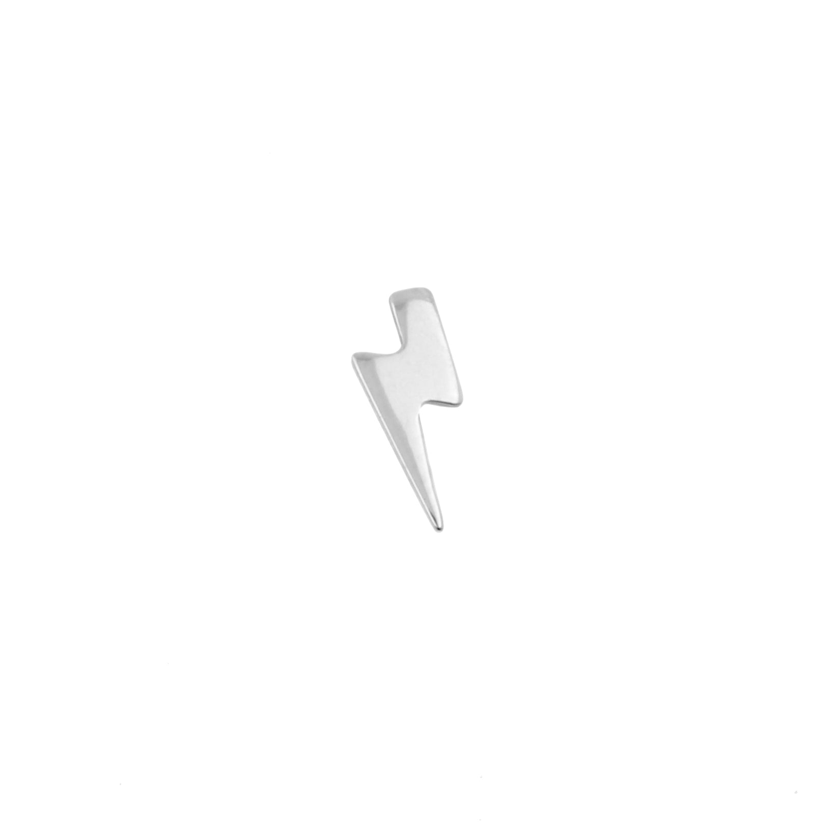 Titanium Threadless Top - Bliksem Rechts Zilver
