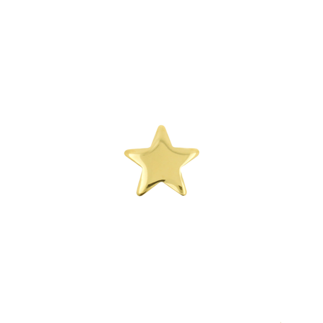 Titanium Threadless Top - Ster Goud