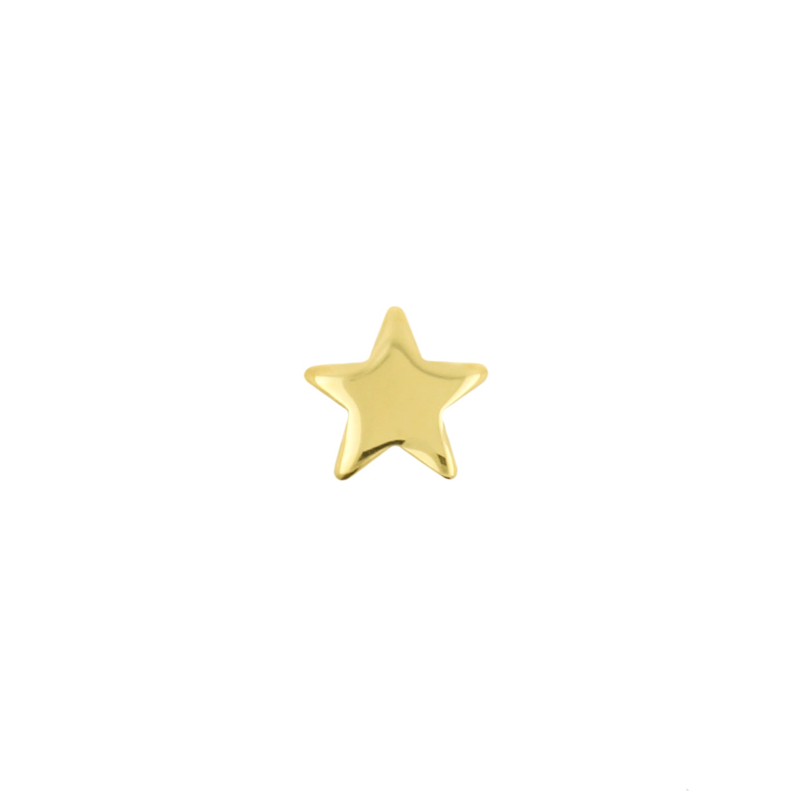 Titanium Threadless Top - Ster Goud